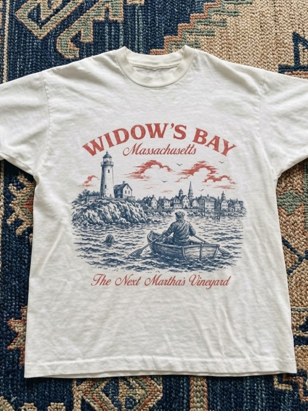 Widow's Bay Massachusetts Graphic Tee - White
